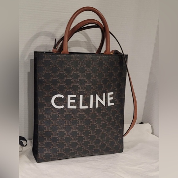 Authentic Celine Black and Brown Monogram Tote - Picture 15 of 15